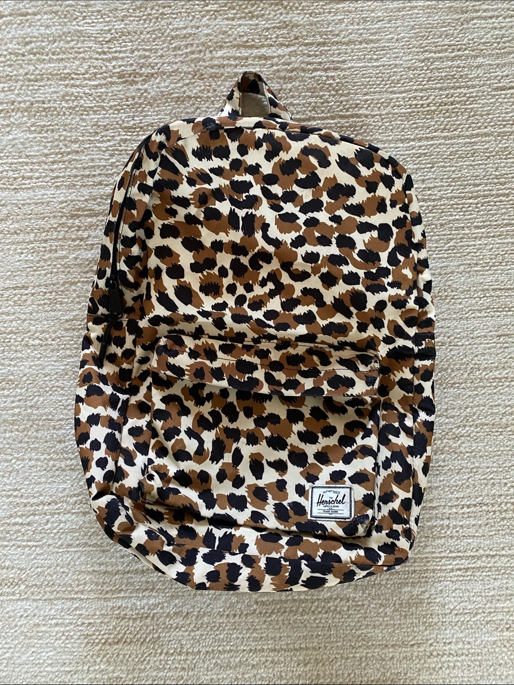 Herschel Supply Company Leopard Print Backpack in Brown, Black, Cream